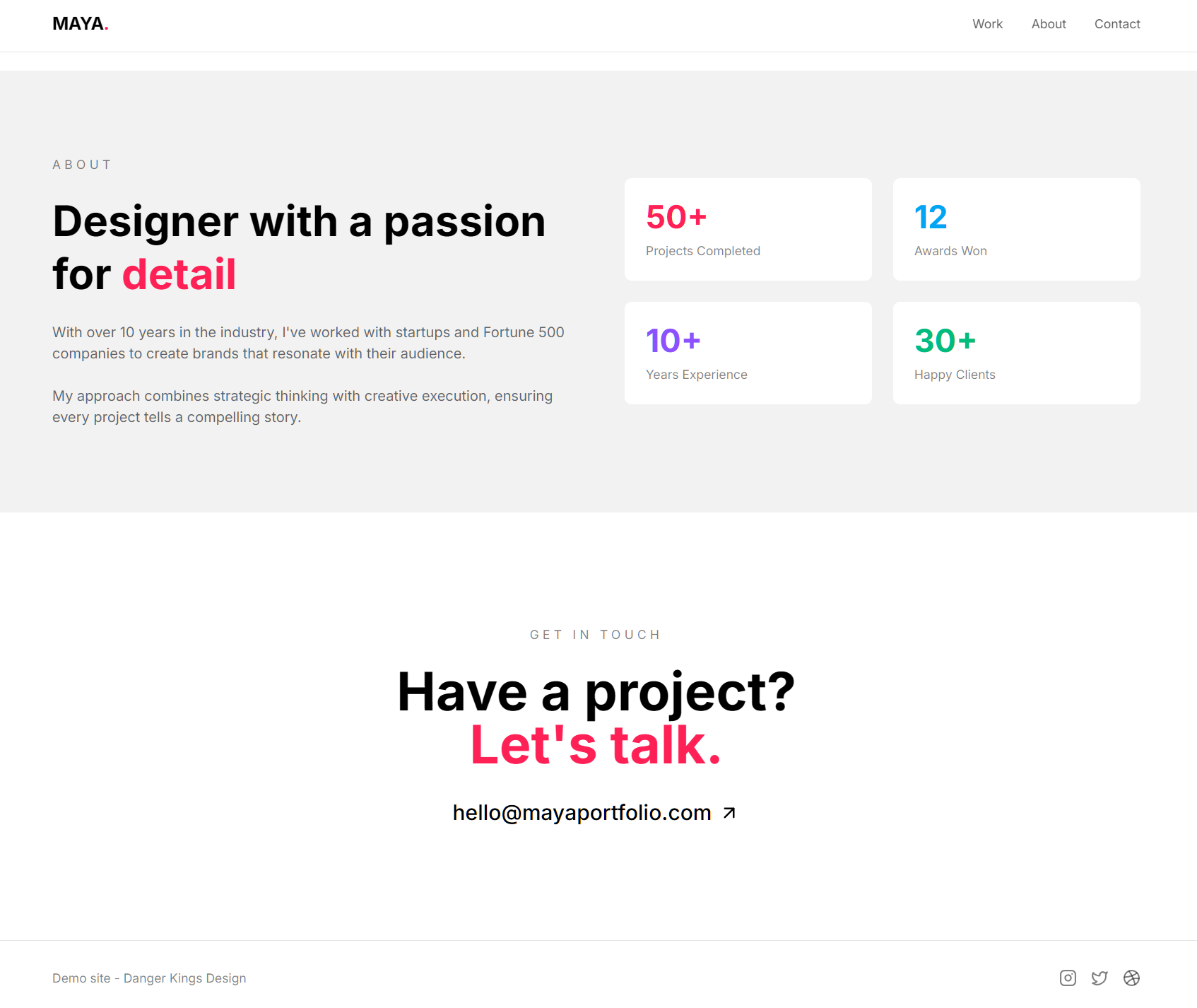 Creative Portfolio preview