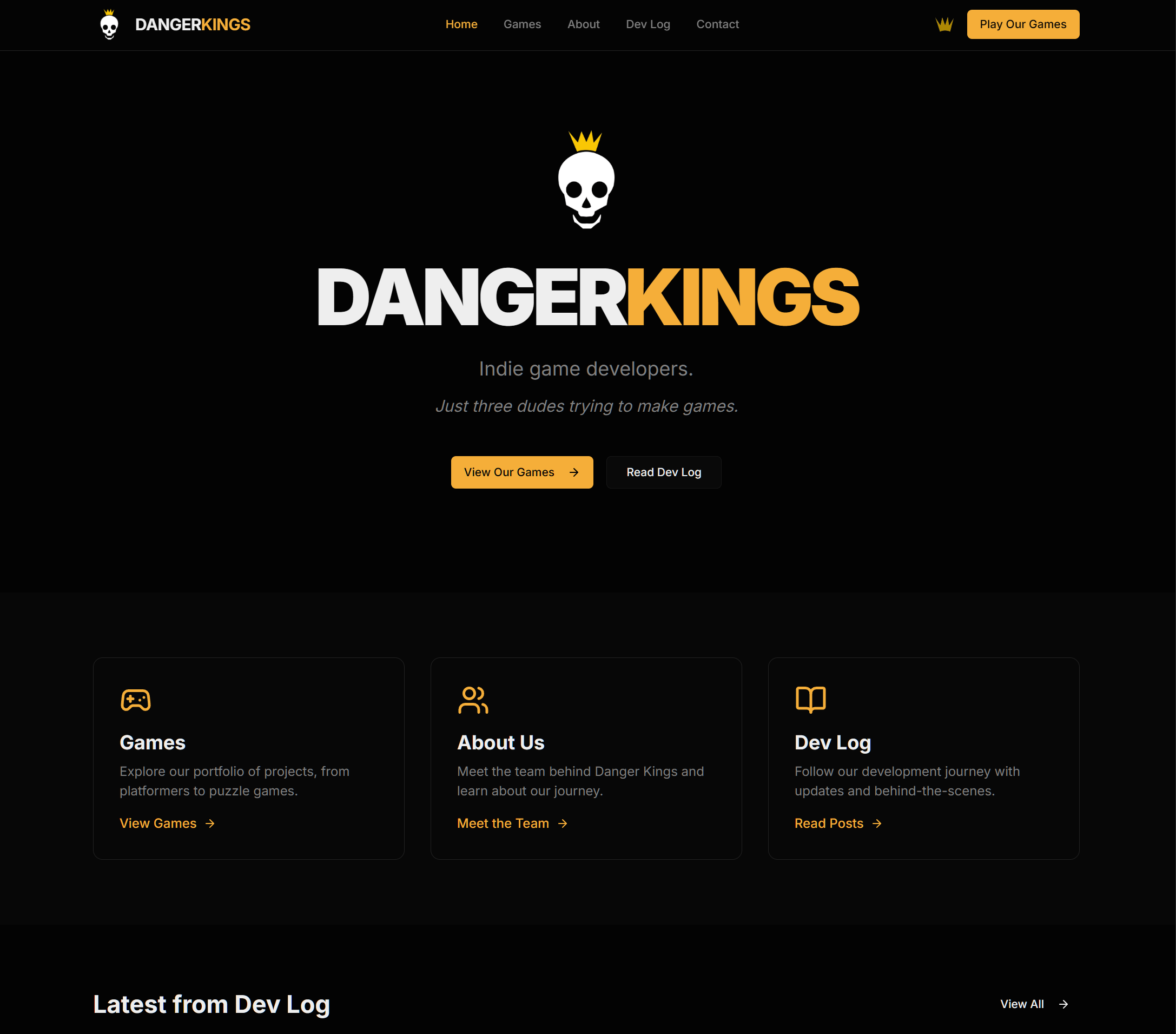 DangerKings.com preview